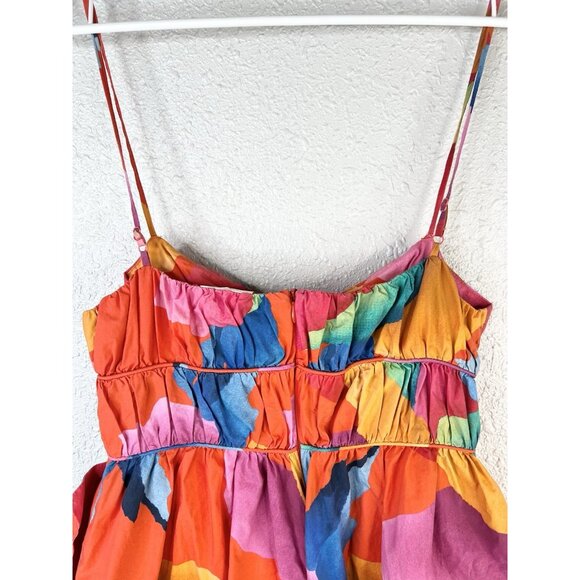 FARM Rio Ombré Chita Romper Floral Vacation Tropical Cruise Resortwear Small - Picture 13 of 16